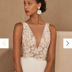 Bhldn Bridal Top- Jenny Yoo Marian Top